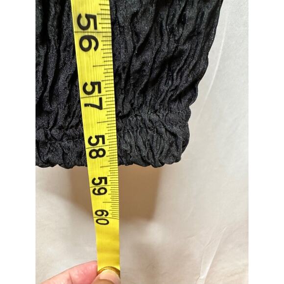 Oscar De La Renta Vintage Swimwear Size Small Black Cover Up Fun Retro 80s Style - Picture 9 of 12